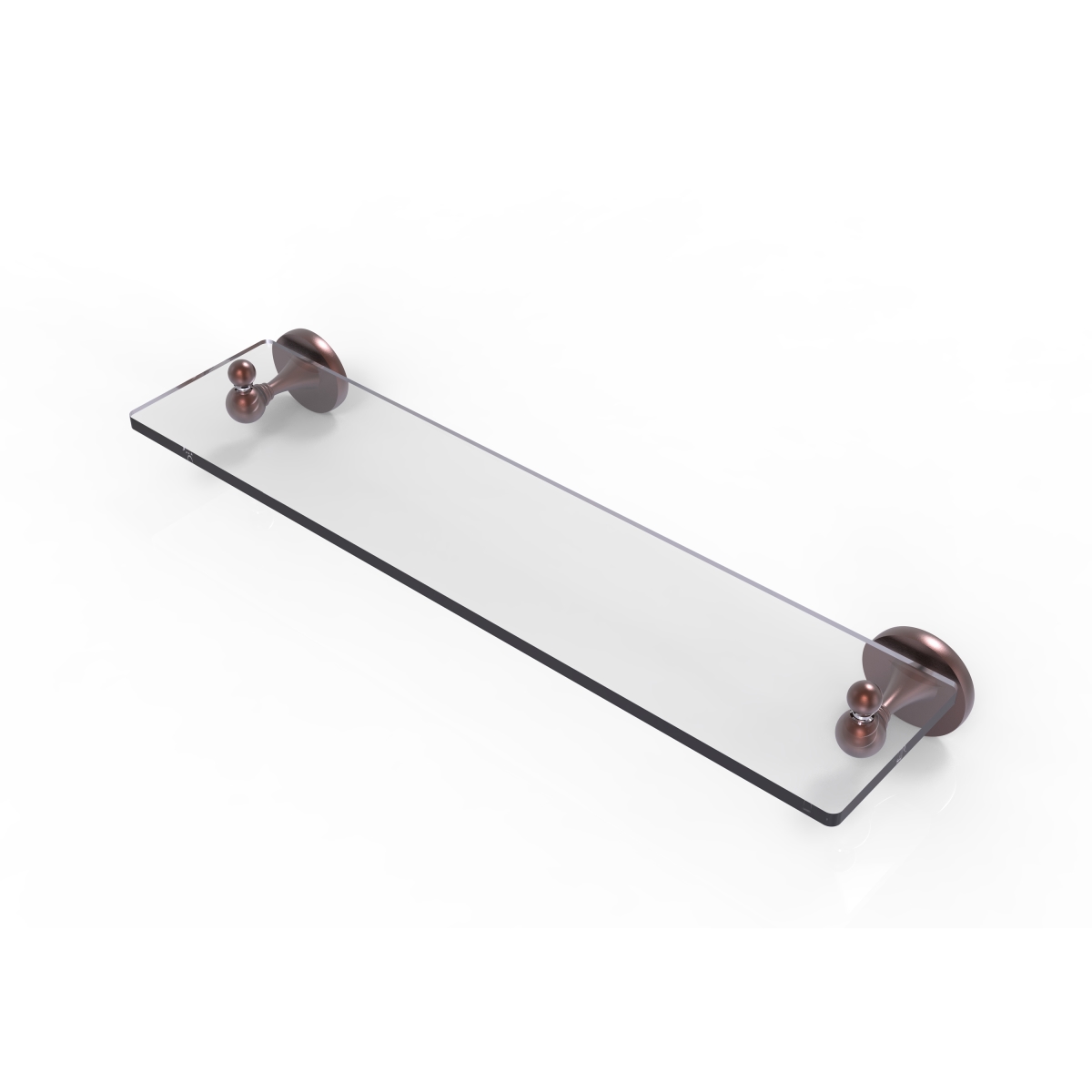 Picture of Allied Brass SL-1-22-CA 22 in. Shadwell Collection Glass Vanity Shelf with Beveled Edges, Antique Copper