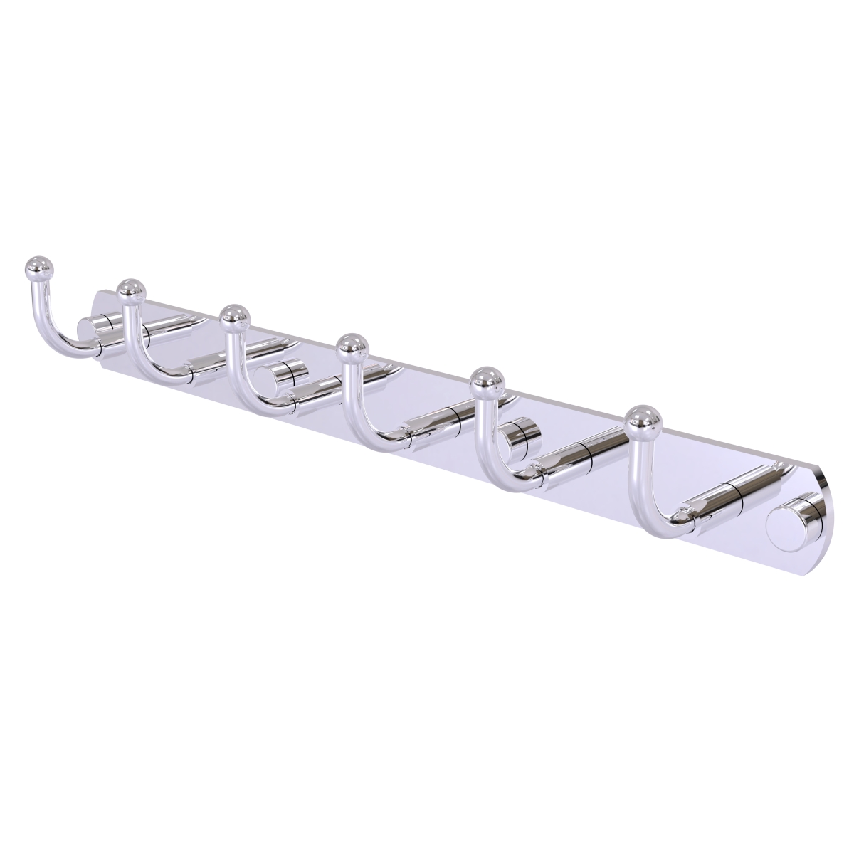 Picture of Allied Brass 1020-6-PC Skyline Collection 6 Position Tie & Belt Rack&#44; Polished Chrome
