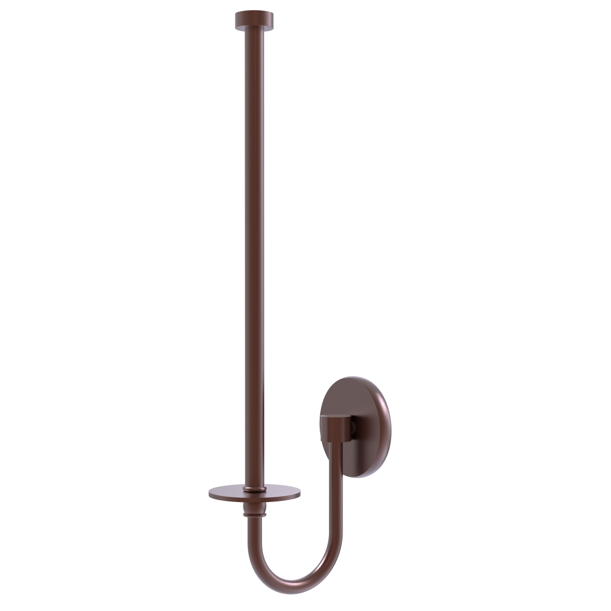 Picture of Allied Brass 1025U-CA Skyline Collection Wall Mounted Paper Towel Holder&#44; Antique Copper - 15 x 2.75 x 2.75 in.