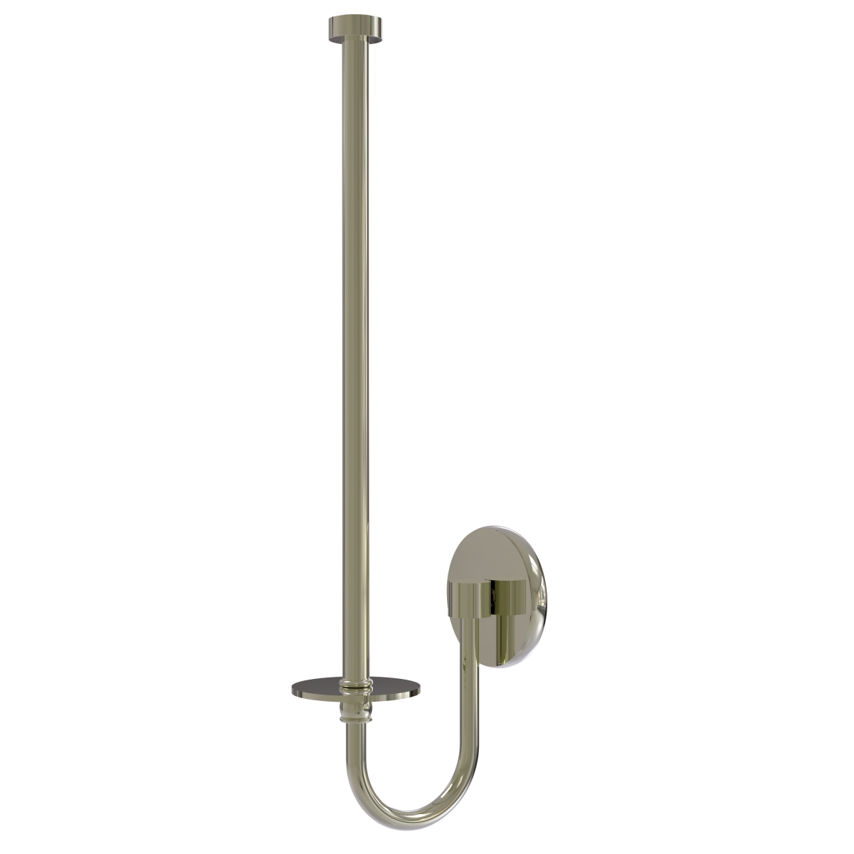 Picture of Allied Brass 1025U-PNI Skyline Collection Wall Mounted Paper Towel Holder&#44; Polished Nickel - 15 x 2.75 x 2.75 in.