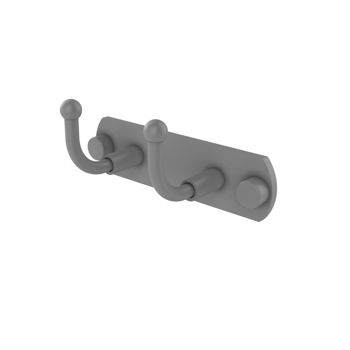 Picture of Allied Brass 1020-2-GYM Skyline Collection 2 Position Multi Hook, Matte Gray