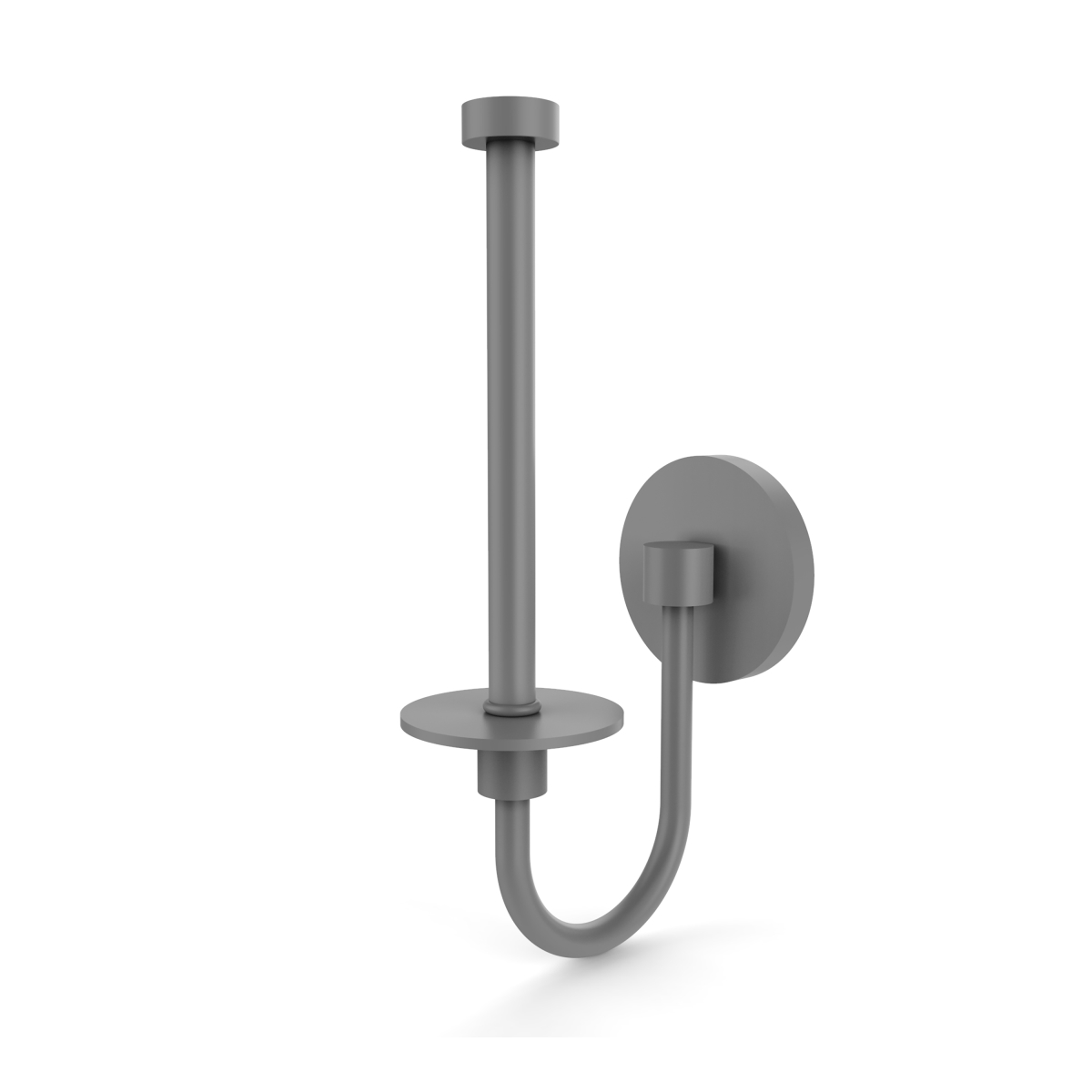 Picture of Allied Brass 1025U-GYM Skyline Collection Wall Mounted Paper Towel Holder&#44; Matte Gray - 15 x 2.75 x 2.75 in.