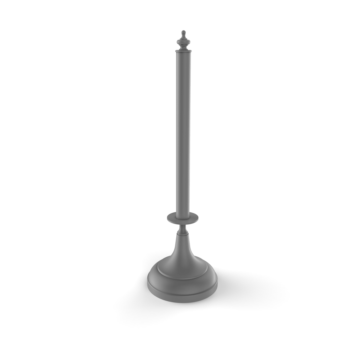 Picture of Allied Brass 1052-GYM Traditional Counter Top Kitchen Paper Towel Holder&#44; Matte Gray