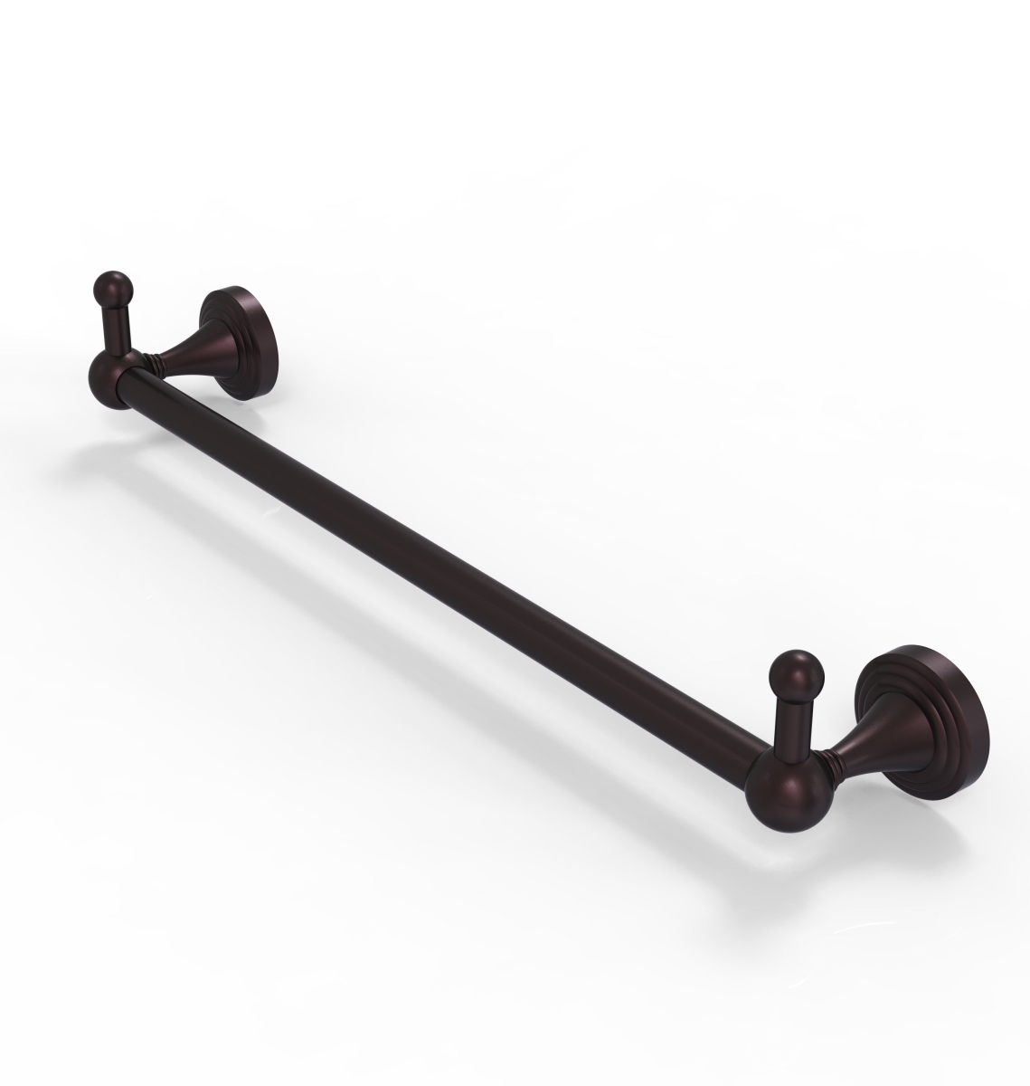 Picture of Allied Brass SG-41-30-PEG-ABZ Sag Harbor Collection 30 in. Towel Bar with Integrated Pegs, Antique Bronze