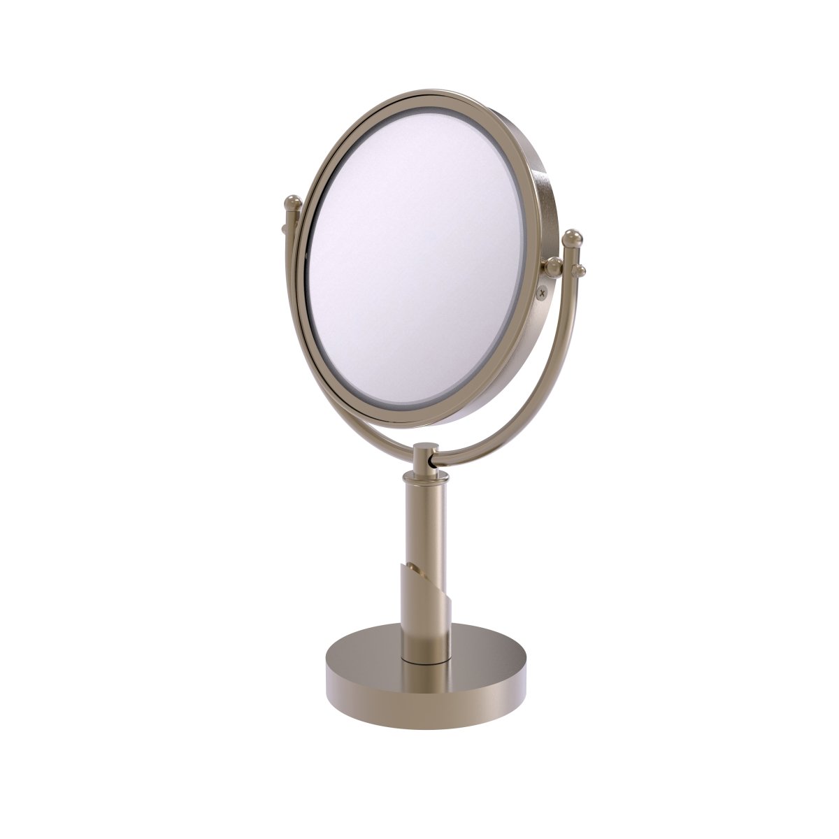 Picture of Allied Brass SH-4-3X-PEW 8 in. Soho Collection Vanity Top Make-Up Mirror 3X Magnification, Antique Pewter