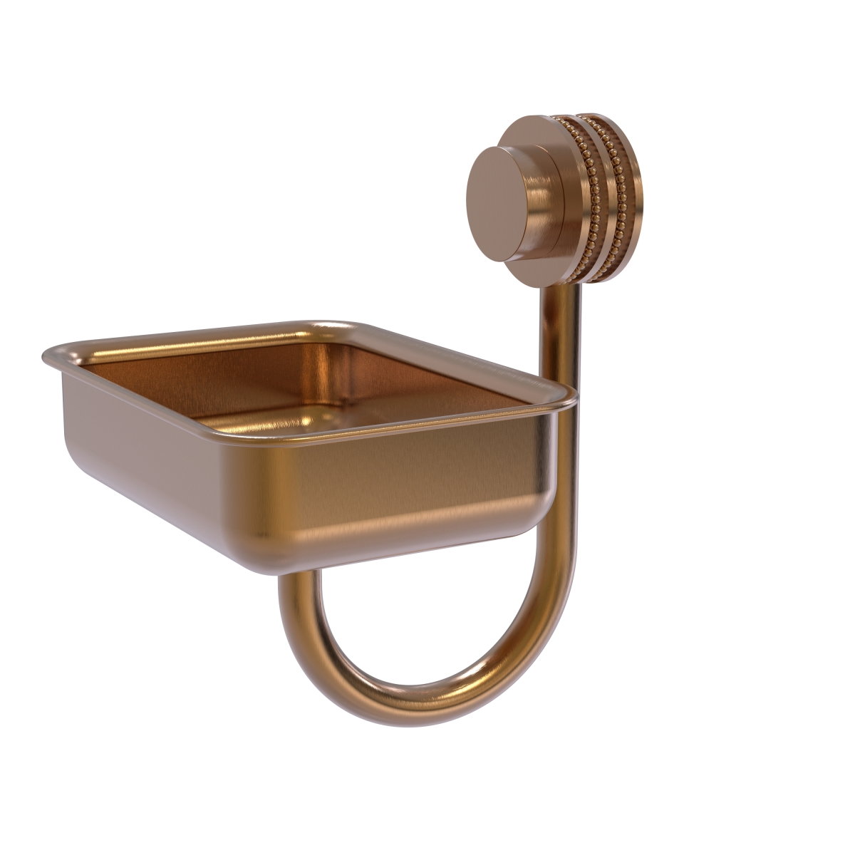 Picture of Allied Brass 432D-BBR Venus Collection Wall Mounted Soap Dish with Dotted Accents, Brushed Bronze