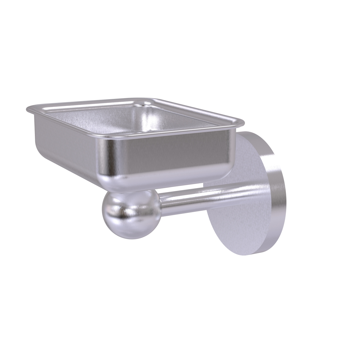 Picture of Allied Brass 1032-SCH Skyline Collection Wall Mounted Soap Dish&#44; Satin Chrome