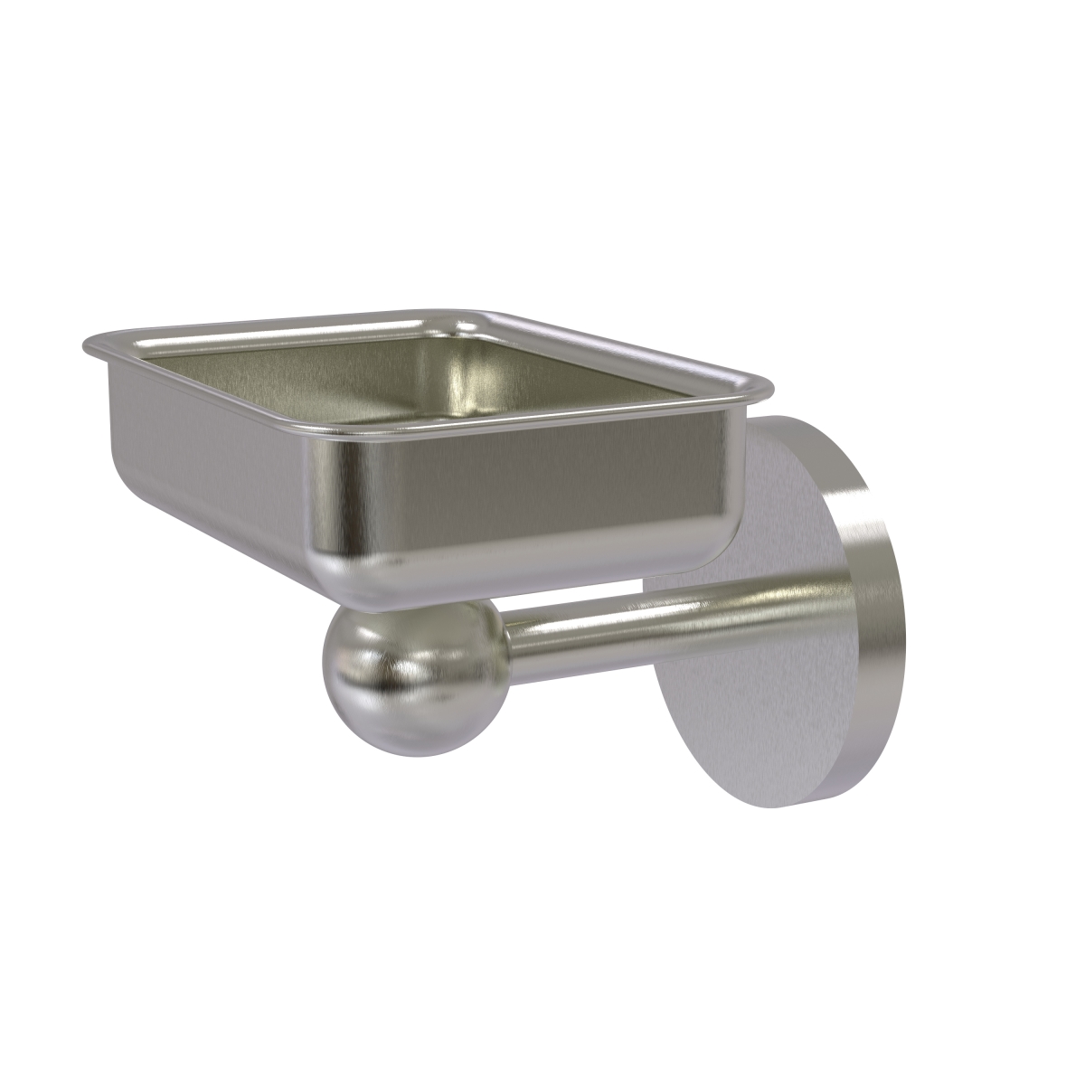 Picture of Allied Brass 1032-SN Skyline Collection Wall Mounted Soap Dish&#44; Satin Nickel