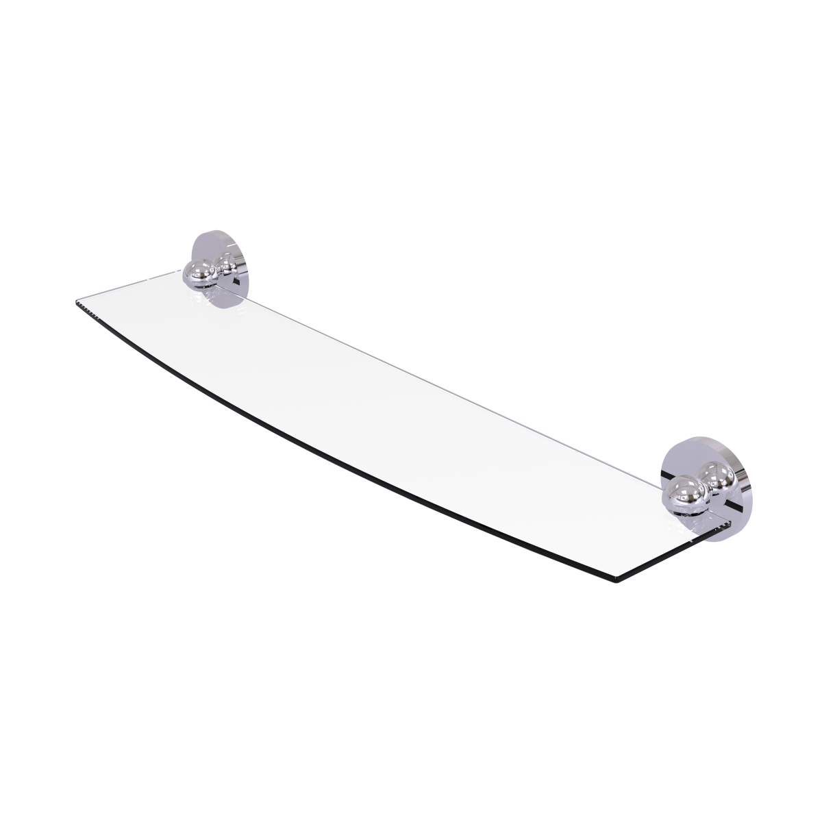 Picture of Allied Brass 1033-24-PC 24 in. Skyline Collection Glass Shelf, Polished Chrome