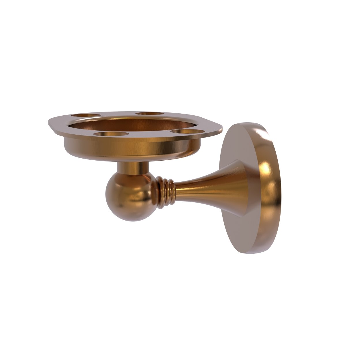 Picture of Allied Brass SL-26-BBR Shadwell Collection Tumbler & Toothbrush Holder, Brushed Bronze