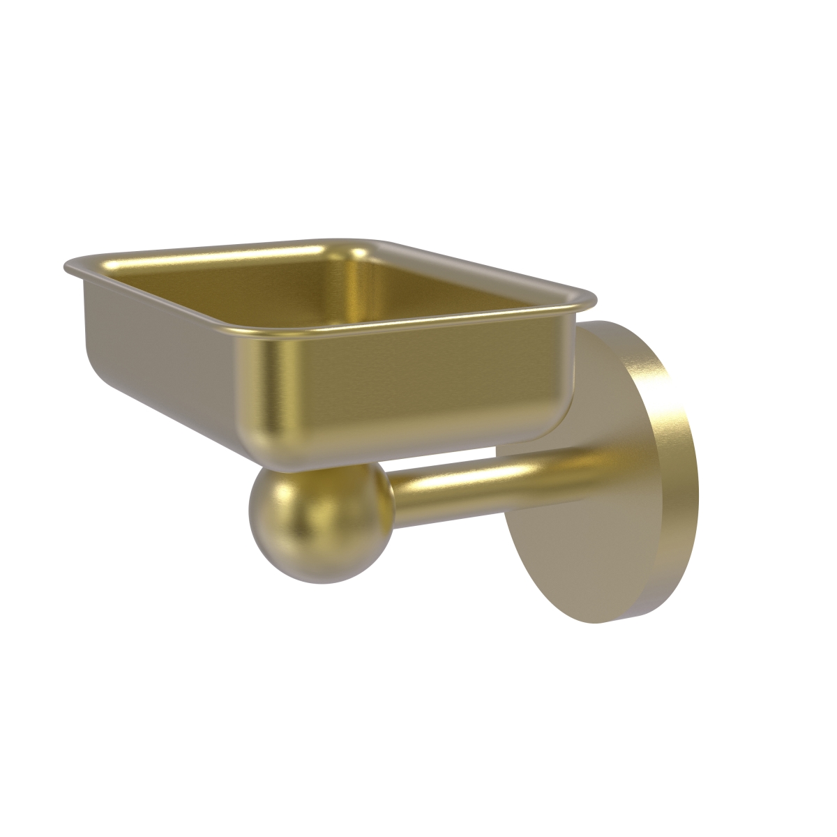 Picture of Allied Brass 1032-SBR Skyline Collection Wall Mounted Soap Dish&#44; Satin Brass