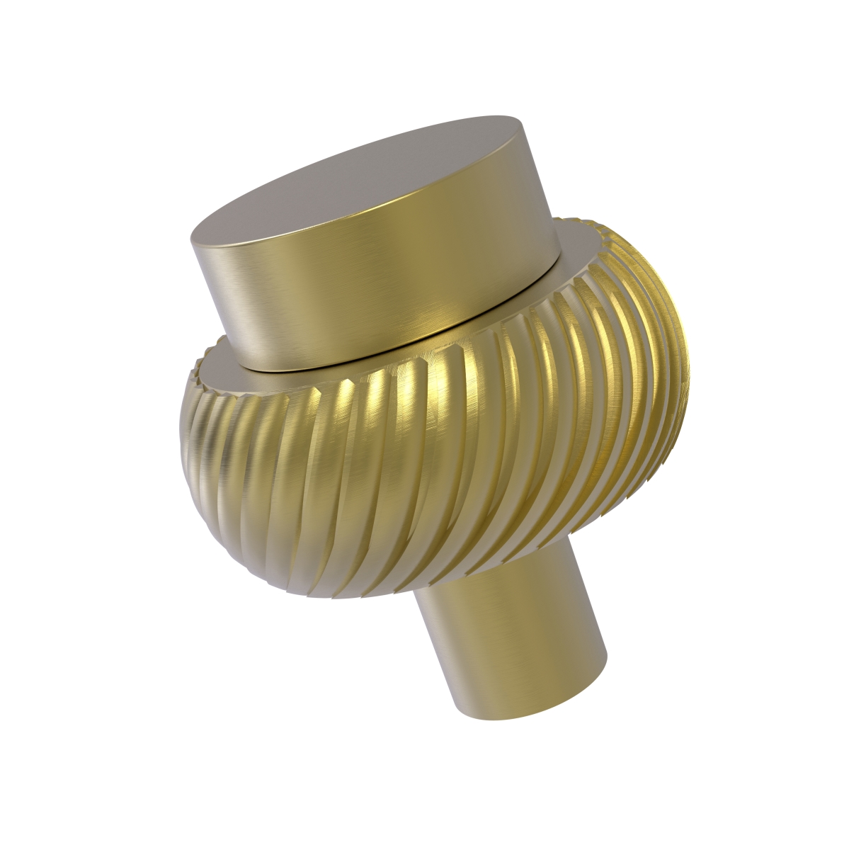 Picture of Allied Brass 101T-SBR Twisted Ring Style 1.50 in. Cabinet Knob&#44; Satin Brass