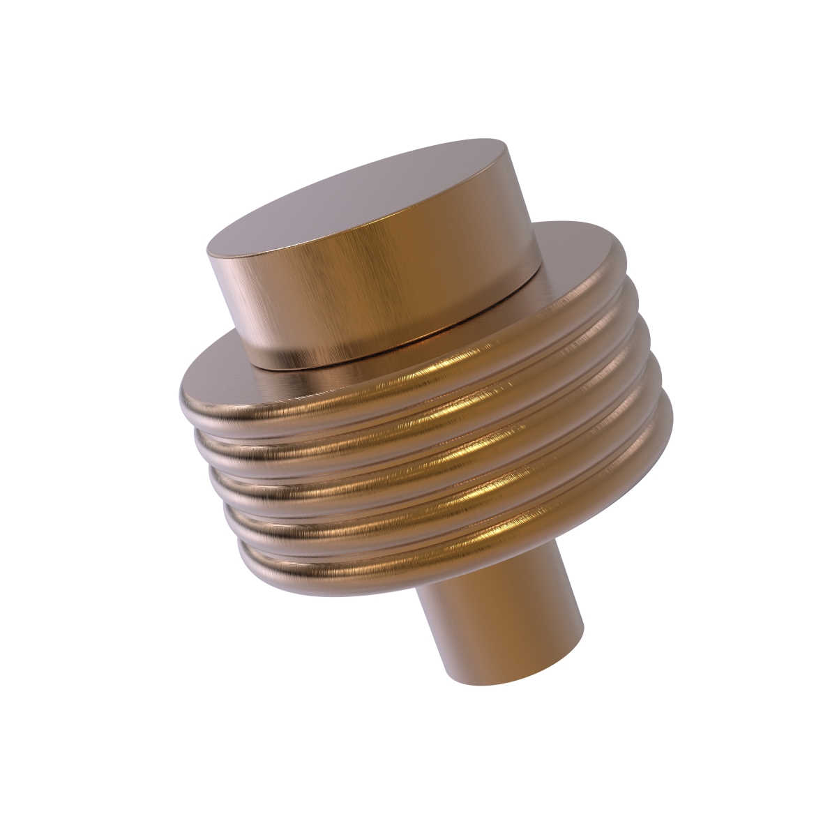 Picture of Allied Brass 101G-BBR Grooved Ring Style 1.50 in. Cabinet Knob&#44; Brushed Bronze