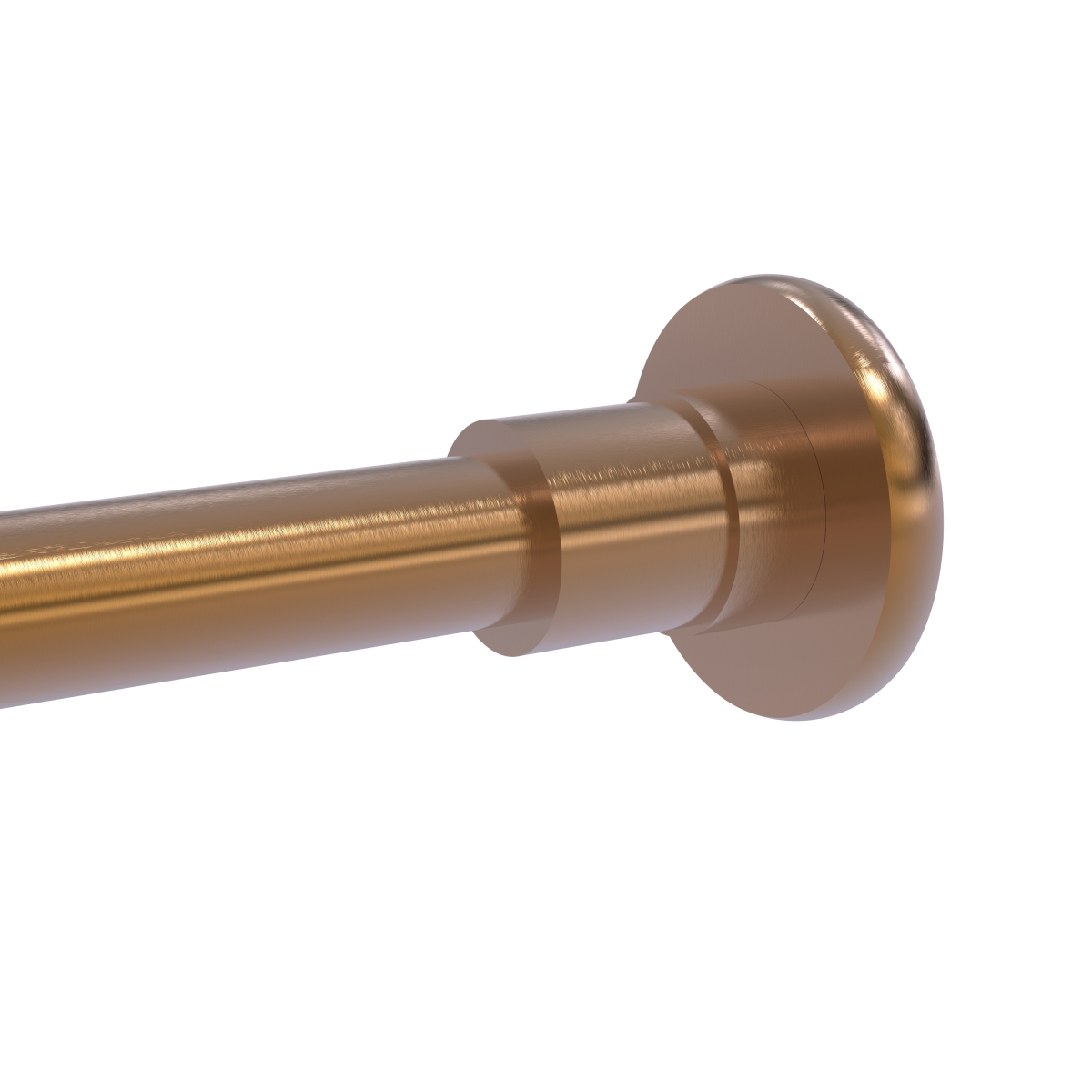 Picture of Allied Brass 1099-BBR Smooth Ring Style Shower Curtain Rod Brackets&#44; Brushed Bronze