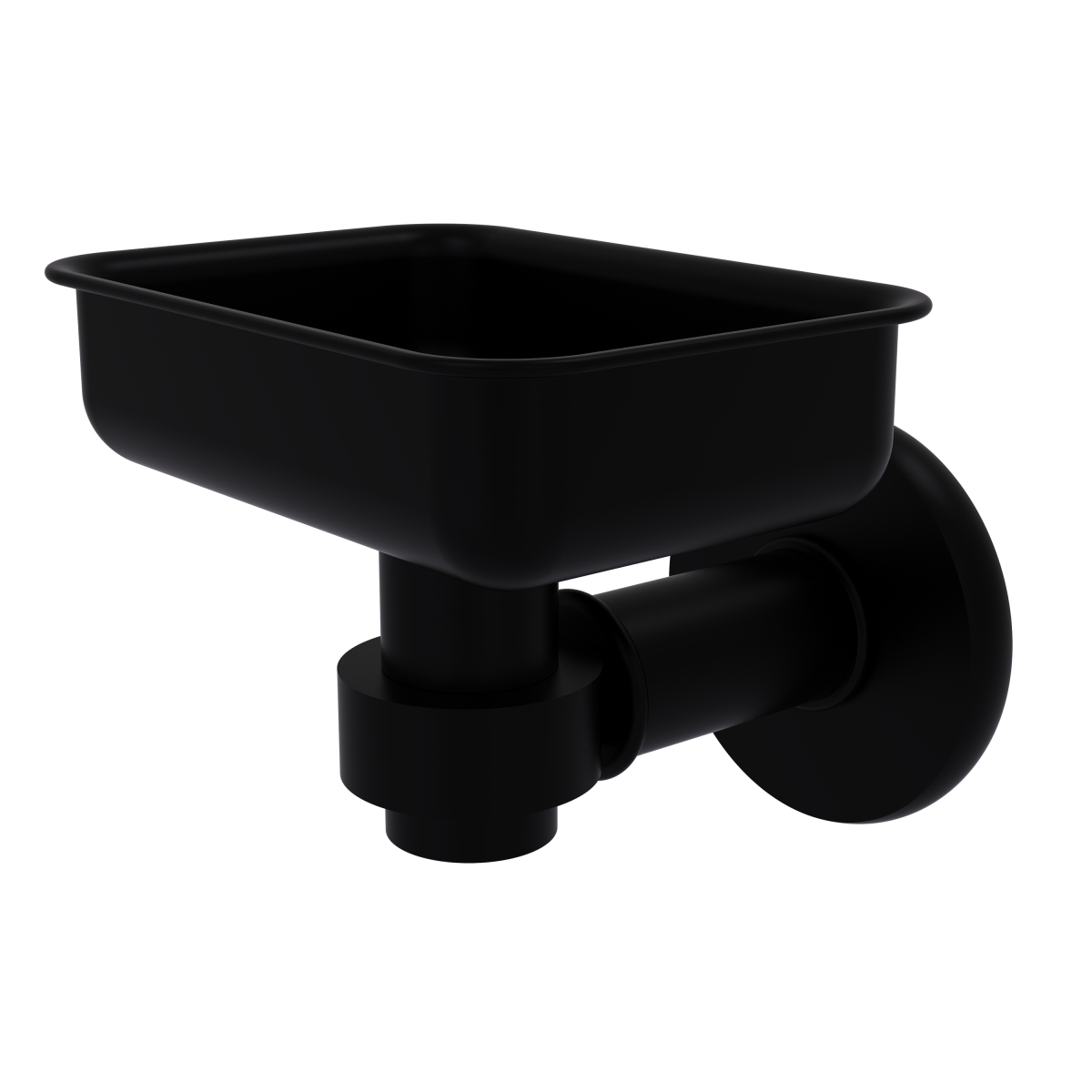 Picture of Allied Brass 2032-BKM Continental Collection Wall Mounted Soap Dish Holder&#44; Matte Black