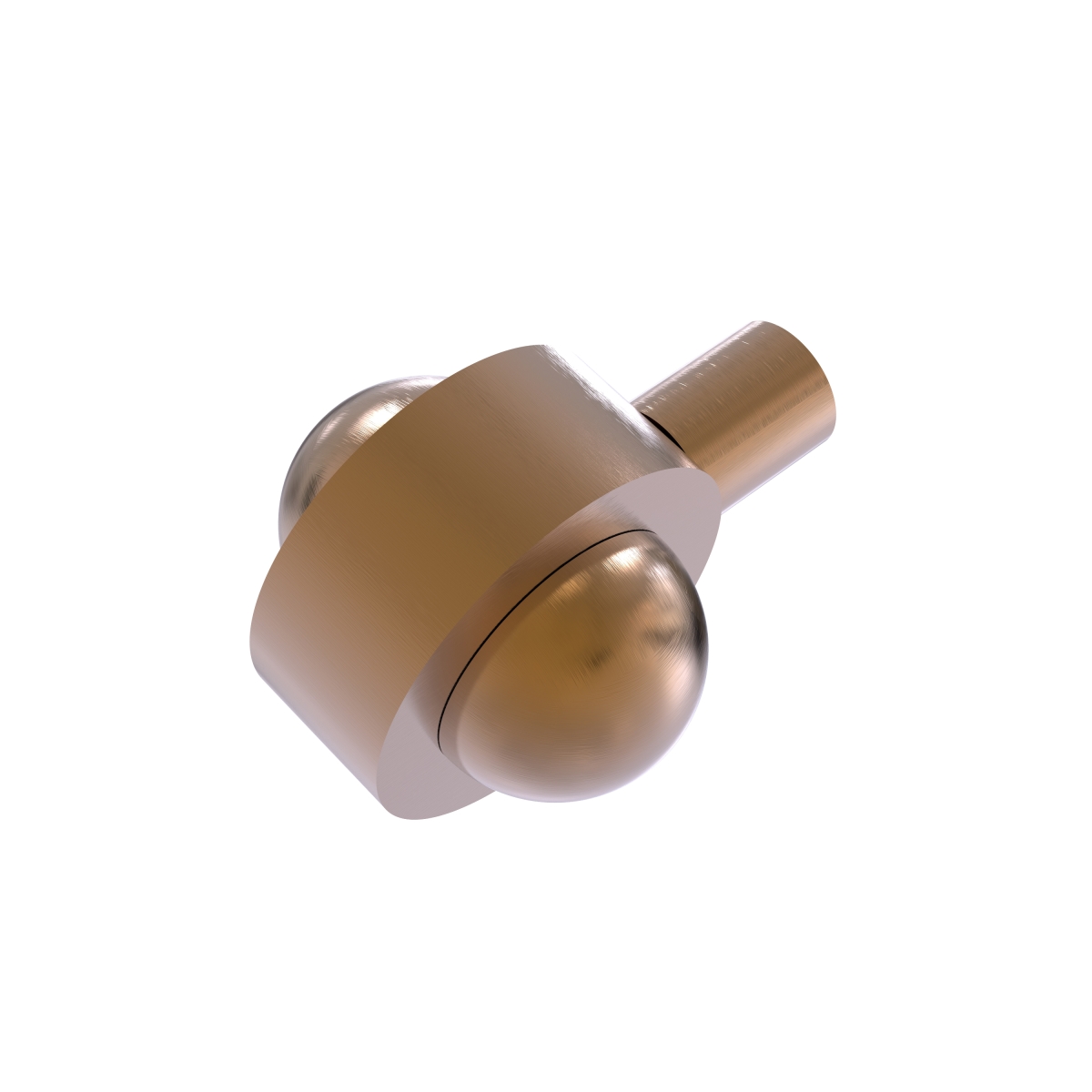 Picture of Allied Brass 102A-BBR Smooth Ring Style 1.50 in. Cabinet Knob&#44; Brushed Bronze