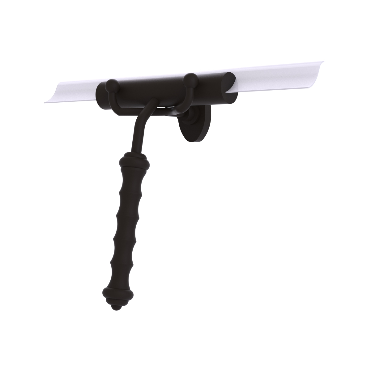 Picture of Allied Brass SQ-10-ORB Shower Squeegee with Wavy Handle&#44; Oil Rubbed Bronze