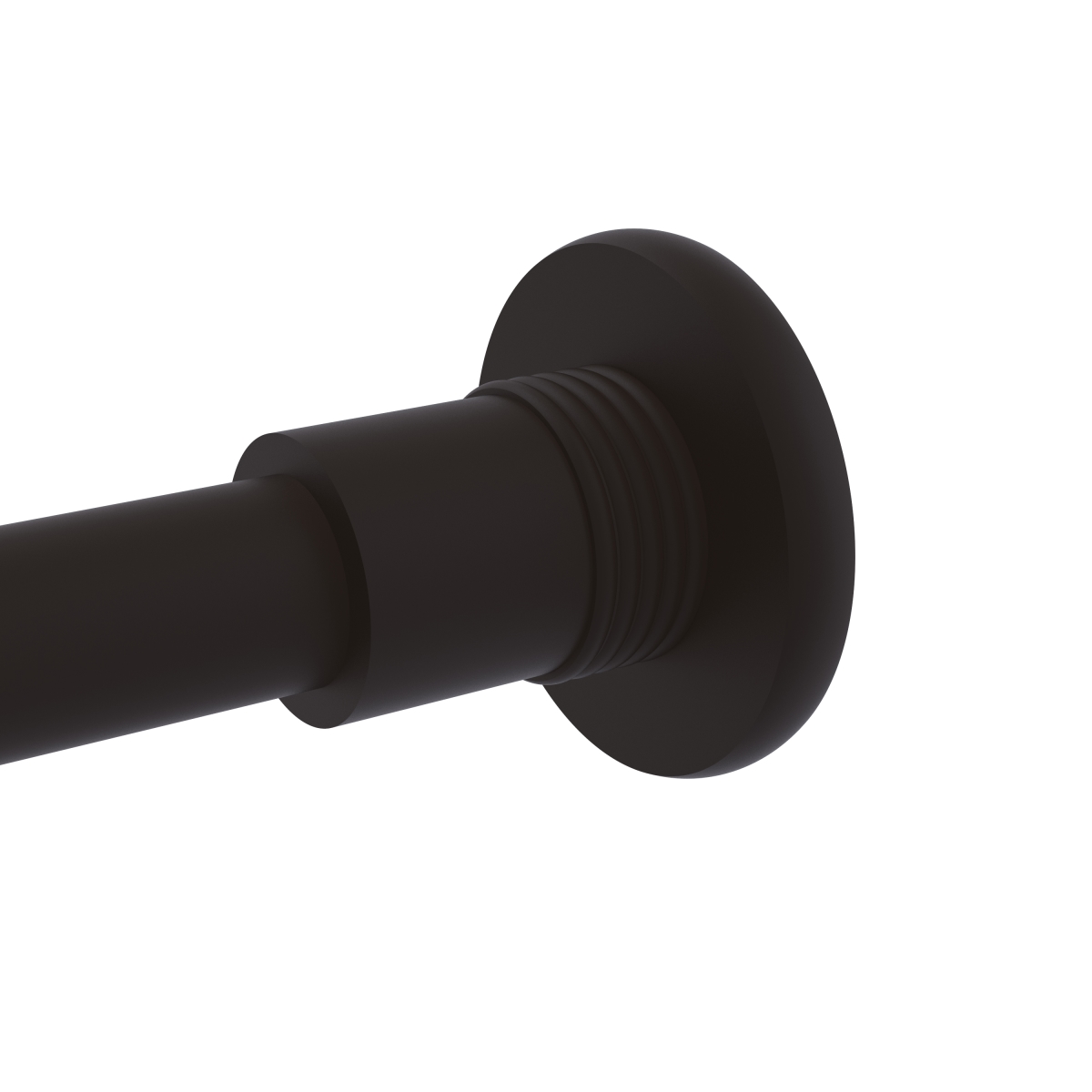 Picture of Allied Brass 1099G-ORB Grooved Ring Style Shower Curtain Rod Brackets, Oil Rubbed Bronze
