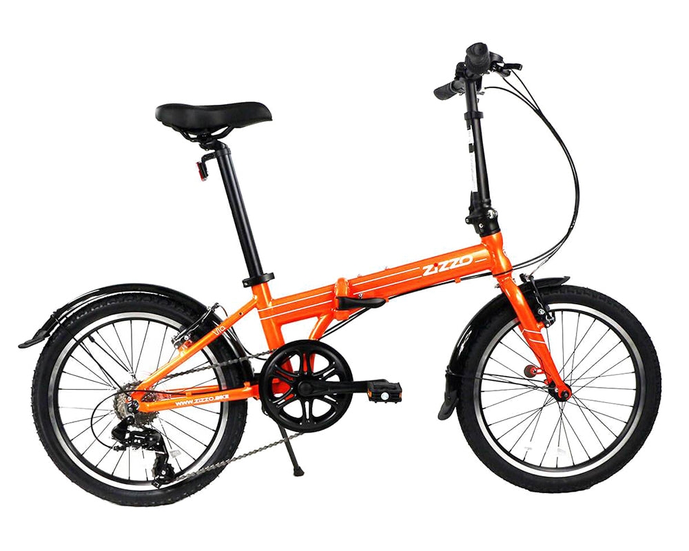 Zizzo 16013 Zizzo Via 7-speed Aluminum folding bicycle with fenders