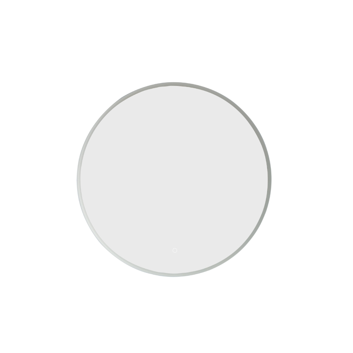 Picture of Vinnova 801032C-LED-AC 32 in. Modern & Contemporary Frameless Lighted Round Bathroom Mirror&#44; Silver