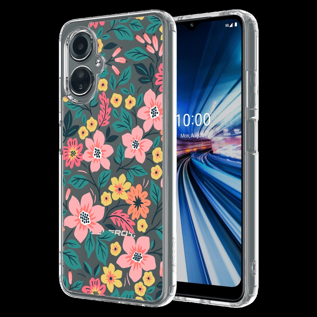 Picture of Ampd AA-CELERO3-HDPRINT-WLDFLWR TPU & Acrylic HD Print Case for Celero 5G Gen 3 - Multi Color Wildflower
