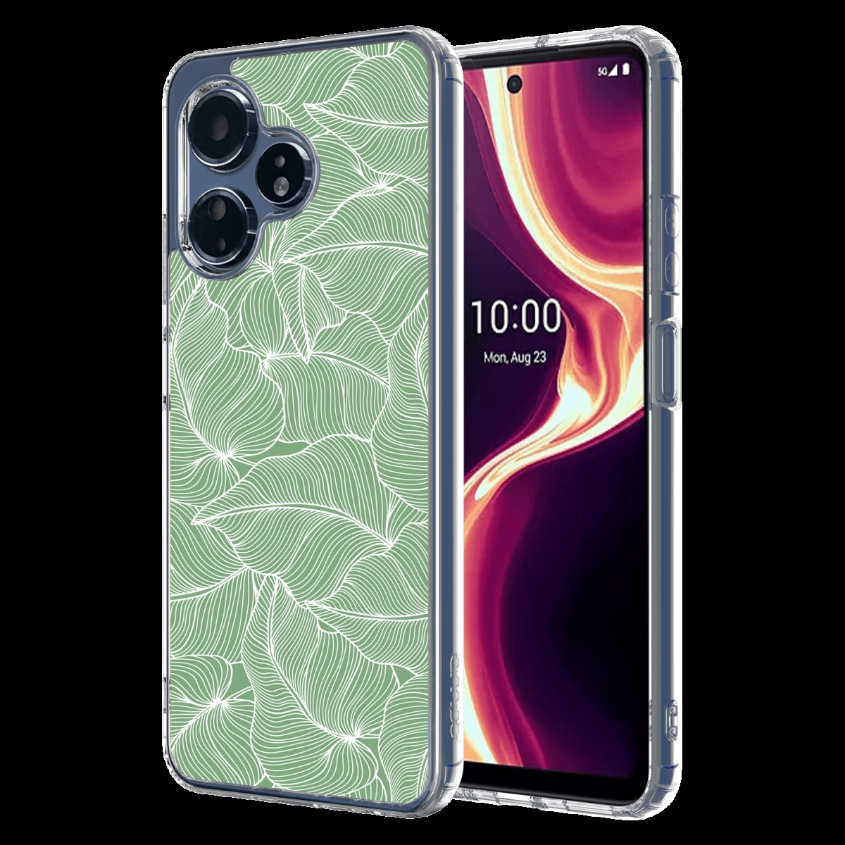 Picture of Ampd AA-3PLSCELERO-HDPRINT-PALM TPU & Acrylic HD Print Case for Celero 5G Plus Gen 3 - Palm