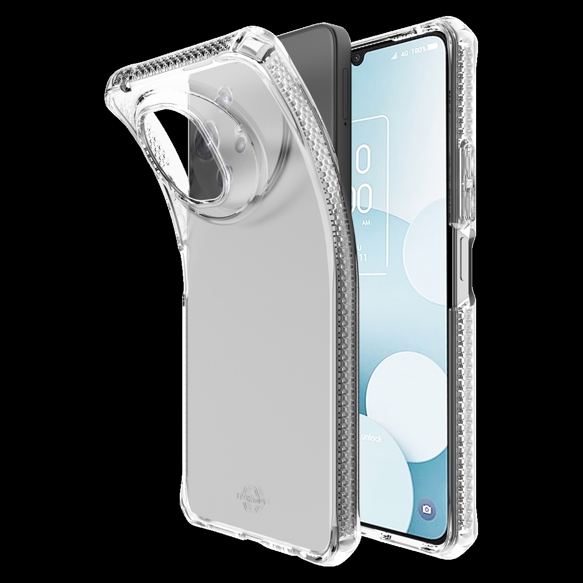 Picture of Itskins TCGP-SPECM-TRSP Spectrum-R Case for TCL 50 XL NXT Paper 5G - Transparent Clear
