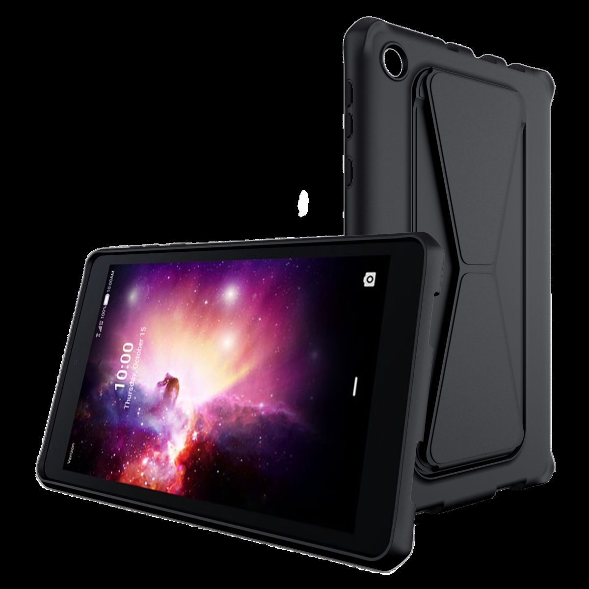 Picture of Itskins TCL8-SPSTD-BLCK Spectrum-R Stand Case for TCL Tab 8 - Black