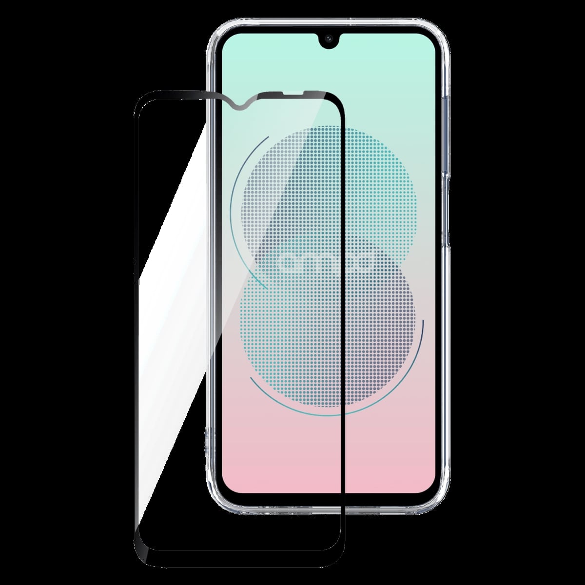 AA-A255G-3DFULLFACED 3D Glass Screen Protector for Samsung Galaxy A25 5G - Clear