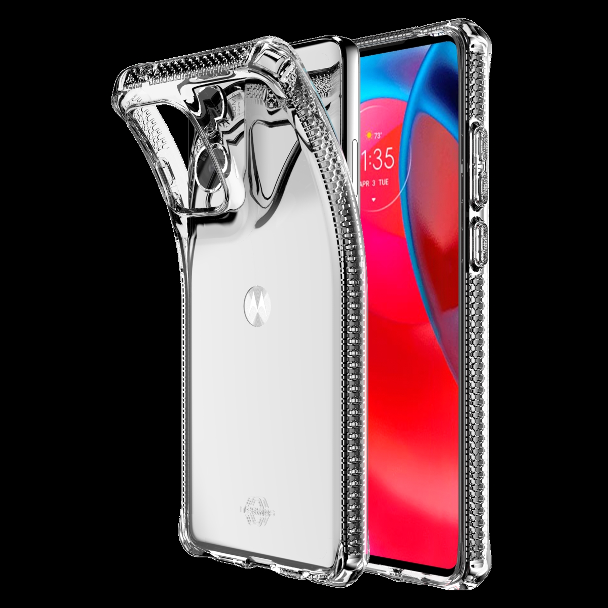 Picture of Itskins MTBT-SPECM-TRSP Spectrum-R Case for Motorola Moto G Stylus 5G 2024 - Transparent Clear