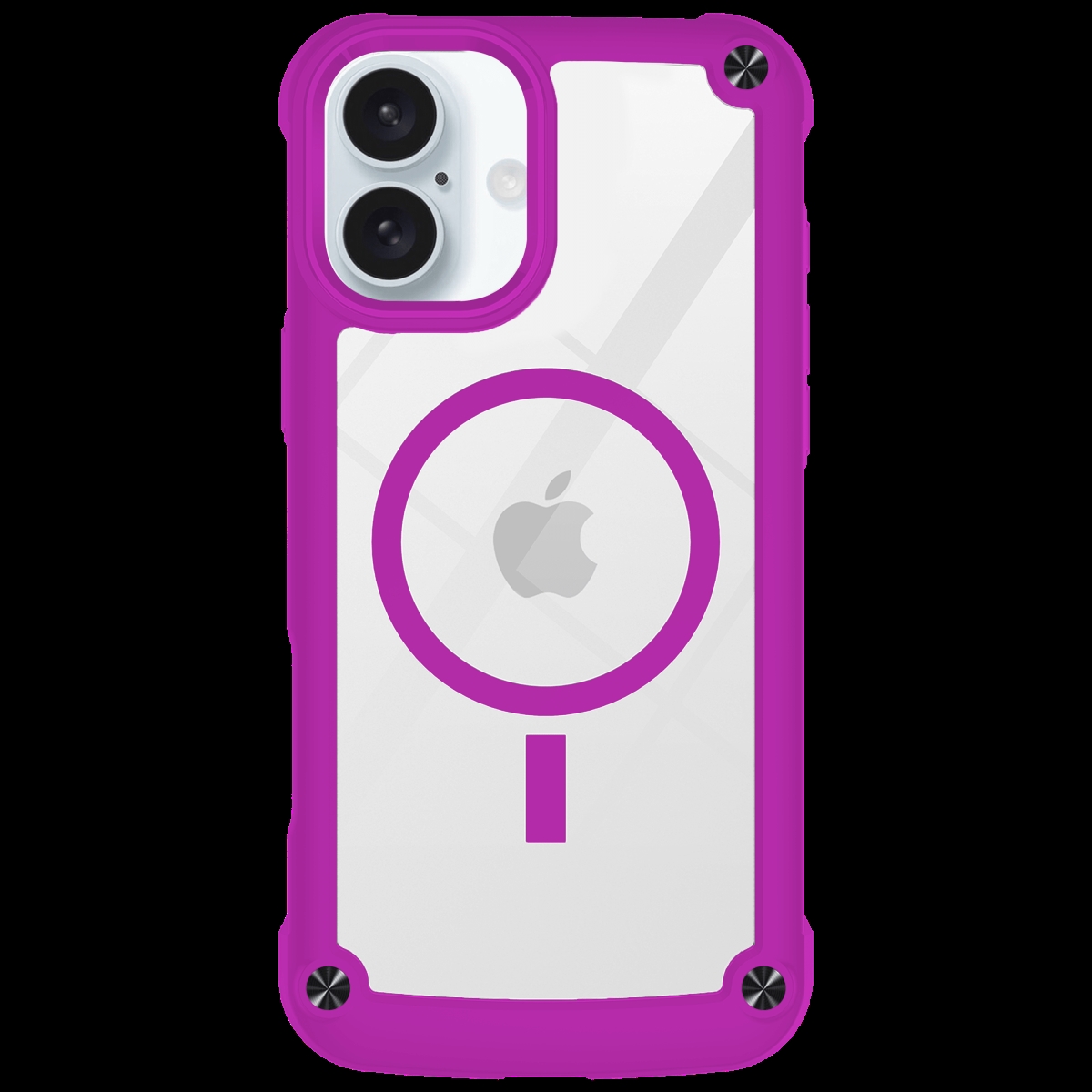 Picture of Ampd AA-IPH16-DURABUMP-PURP Durabump Magsafe Case for Apple iPhone 16 - Purple