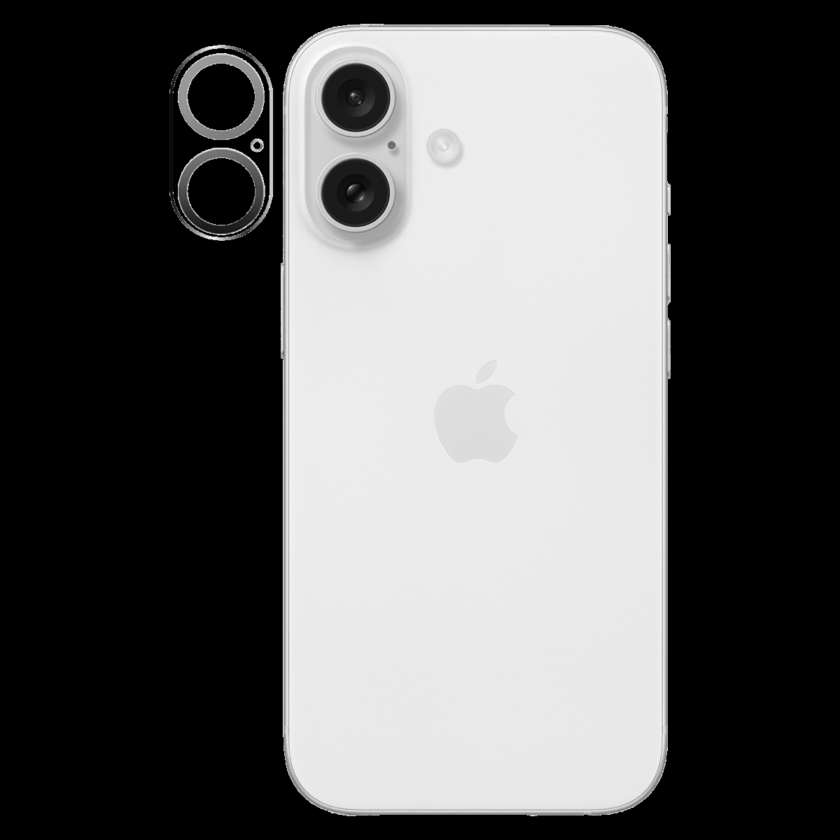 Picture of Ampd AA-IPH16-CAMGLASS-SING Laser Cut Rear Camera Tempered Glass Protector for Apple iPhone 16 - Clear