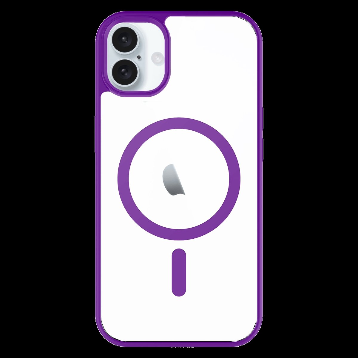 Picture of Ampd AA-PLSIPH16-MAGBUMP-PURP TPU & Acrylic Bumper Magsafe Case for Apple iPhone 16 Plus - Purple