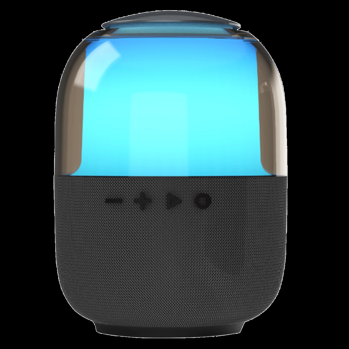 -MINIOKE-LEDGO Mini-Moke LED Go Bluetooth Karaoke Speaker - Black