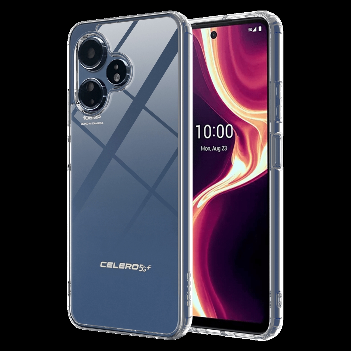 Picture of Ampd AA-3PLSCELERO-TPUACRYLIC-CLR TPU & Acrylic Crystal Case for Celero 5G Plus Gen 3 - Clear