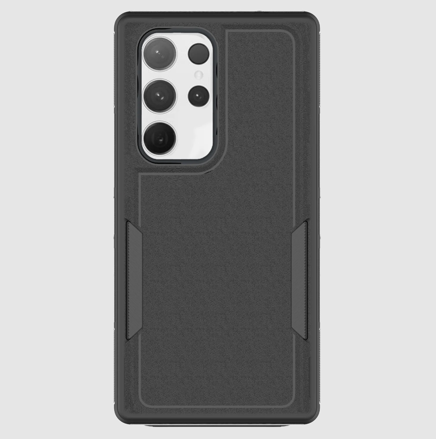 AA-ULTRAS25-MILITARY-BLK Dual Layer Hard Shell Military Drop Case for Samsung Galaxy S25 Ultra - Black