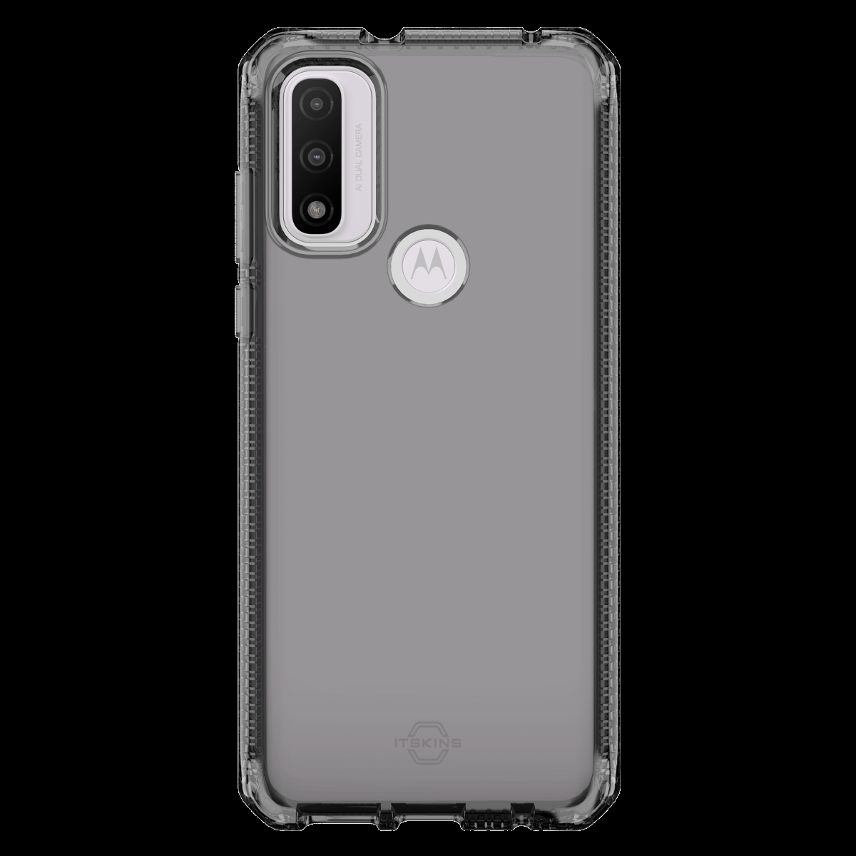 Picture of Itskins MTEL-SPECM-SMOK Spectrum Clear Case for Motorola Moto G Pure - Smoke