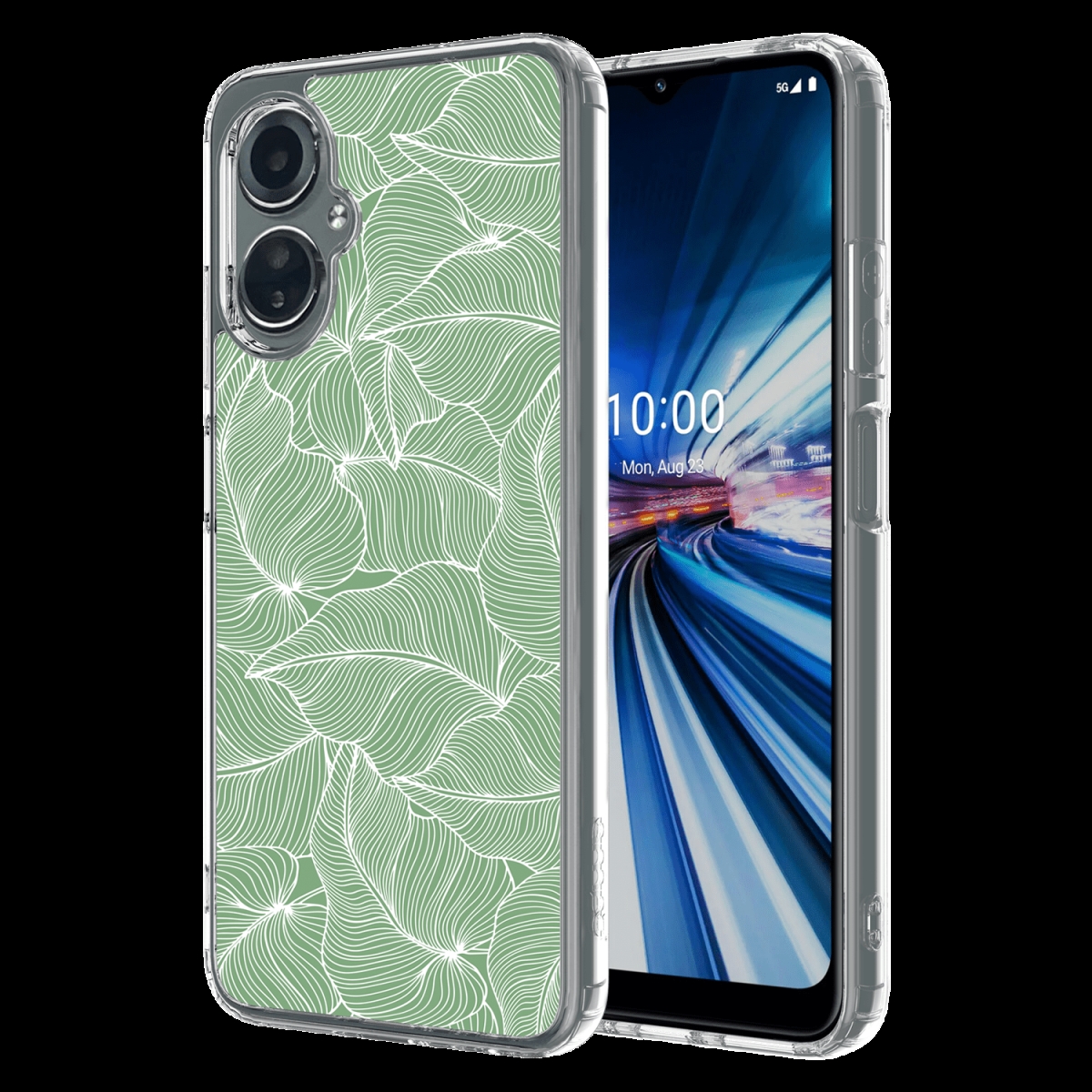 Picture of Ampd AA-CELERO3-HDPRINT-PALM TPU & Acrylic HD Print Case for Celero 5G Gen 3 - Palm