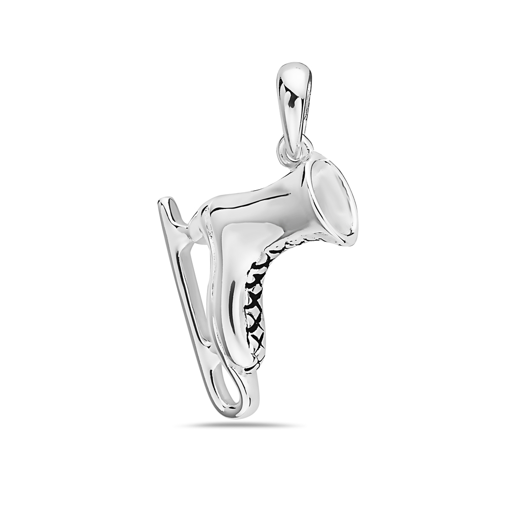 Picture of Vera 6S-5007E Sterling Silver Ice Staker Necklace Charm
