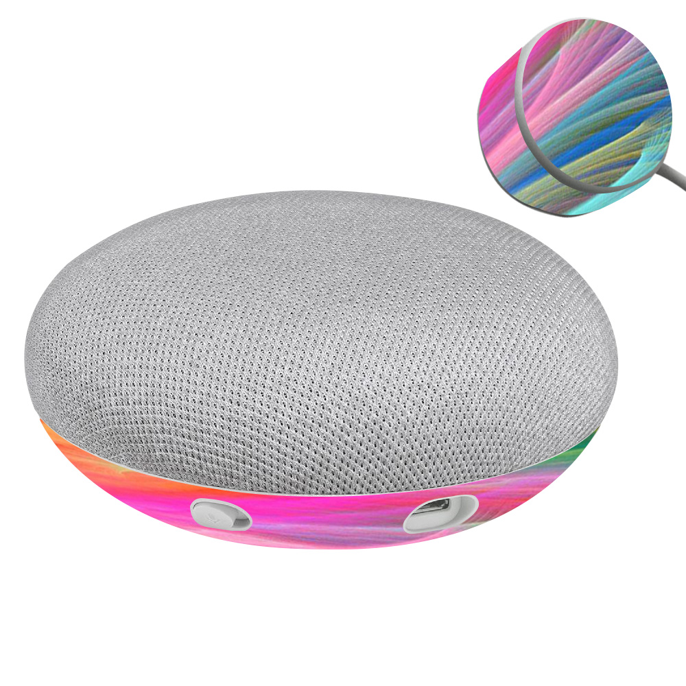 Skin for Google Home Mini44 Rainbow Waves
