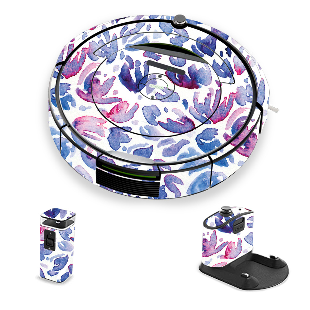 Picture of MightySkins IRRO690-Blue Petals Skin for iRobot Roomba 690 Robot Vacuum&#44; Blue Petals