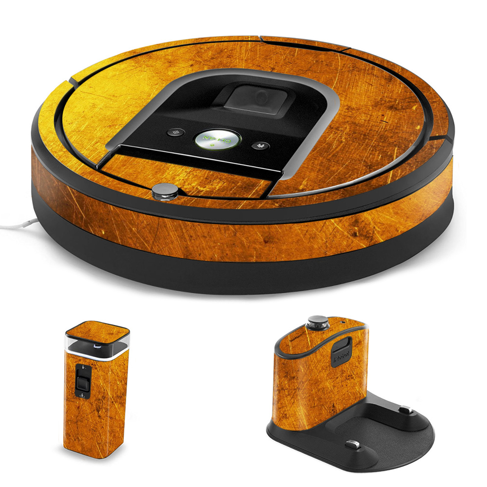 IRRO960-Textured Gold Skin for iRobot Roomba 960 Robot Vacuum, Textured Gold -  MightySkins