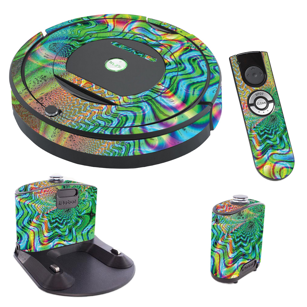IRRO770-Psychedelic Skin for iRobot Roomba 770 Robot Vacuum, Psychedelic -  MightySkins