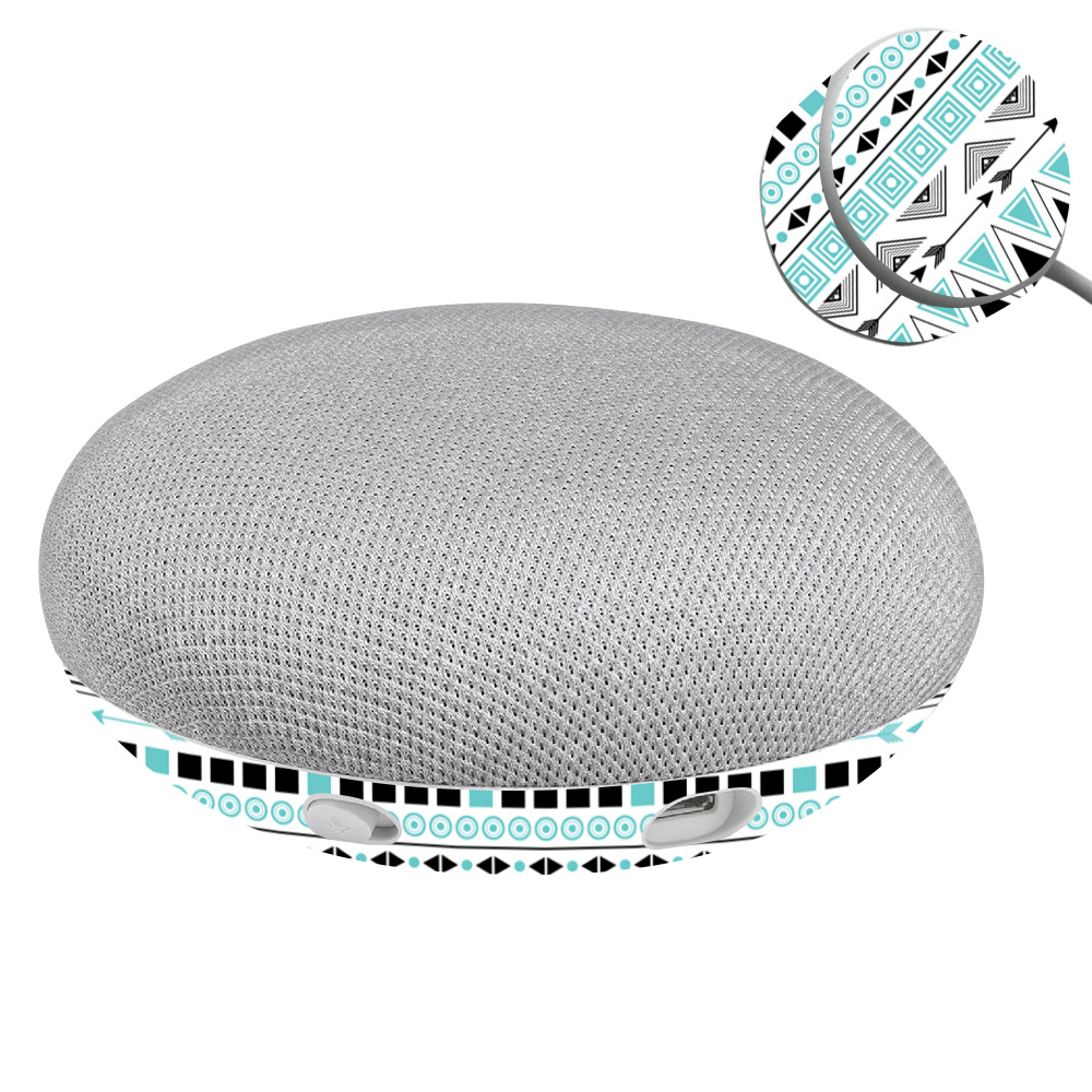 GOOHOMITurquoise Tribal Skin for Google Home Mini Turquoise Tribal