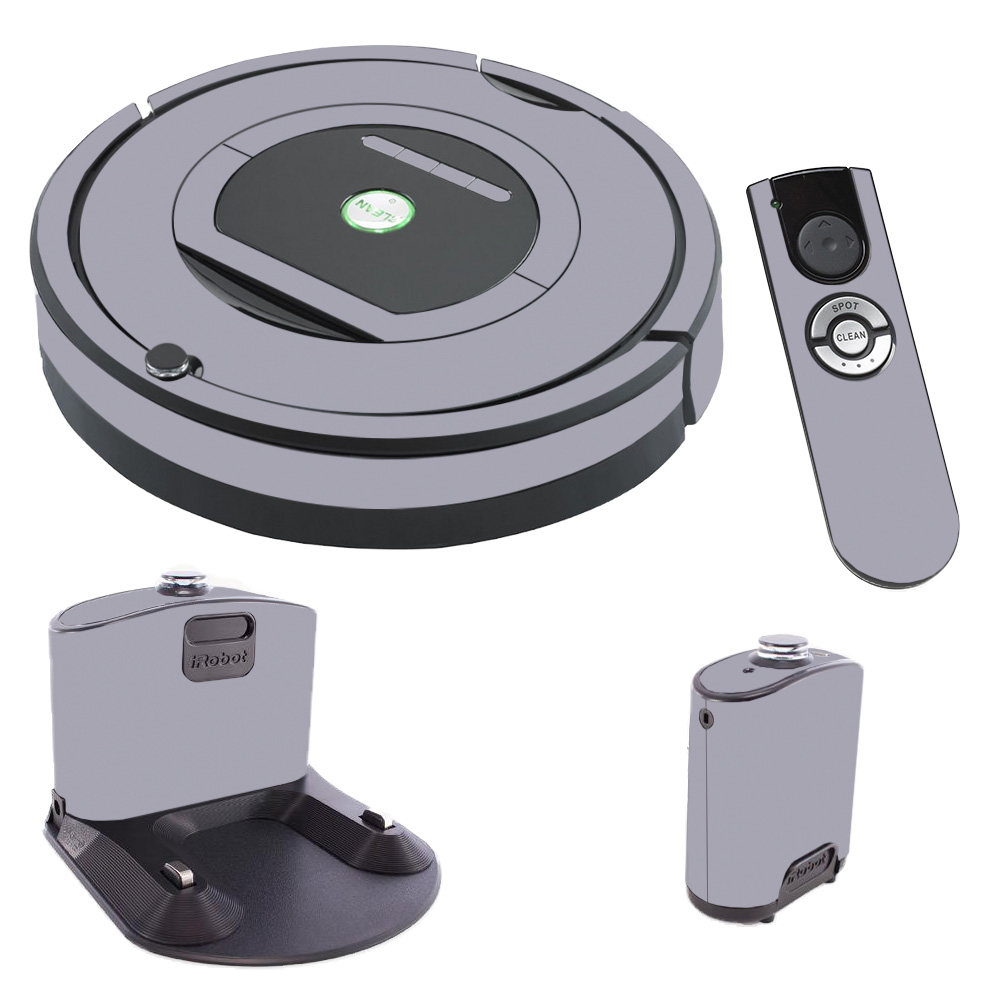 IRRO770-Solid Gray Skin for iRobot Roomba 770 Robot Vacuum, Solid Gray -  MightySkins