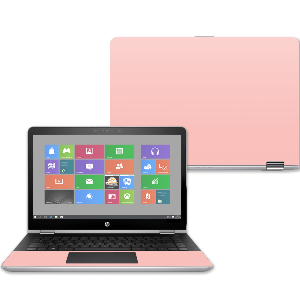 HPPX360143-Solid Blush Skin for 14 in. 2017 HP Pavilion X360, Solid Blush -  MightySkins