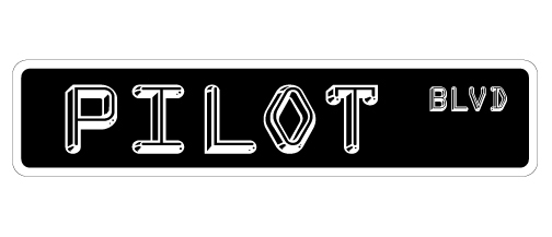 SS-PILOT 4 x 18 in. Pilot Street Sign -  SignMission