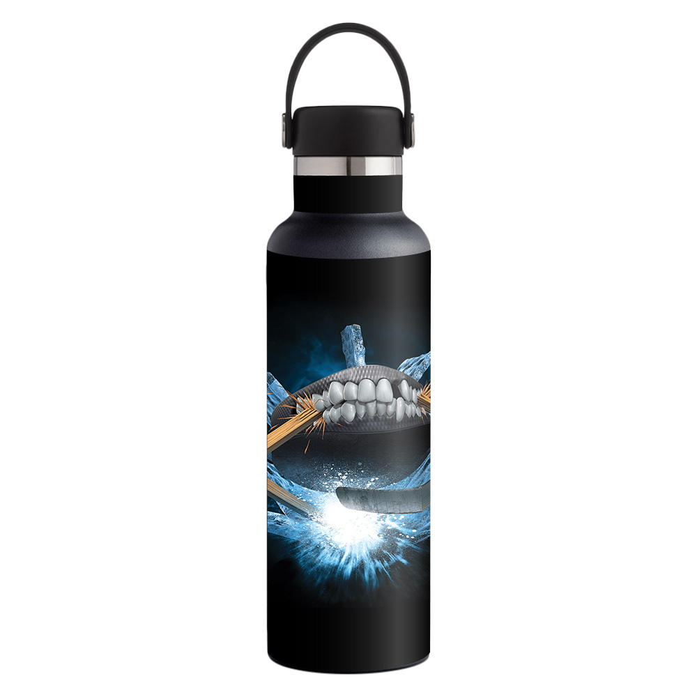 Picture of MightySkins HFST21-Hockey Monster Skin for 21 oz Standard Mouth Hydro Flask, Hockey Monster