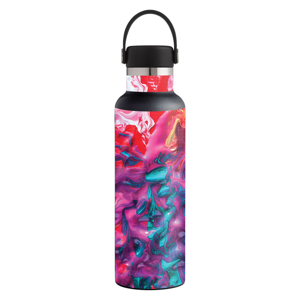 Picture of MightySkins HFST21-Paint Party Skin for 21 oz Standard Mouth Hydro Flask, Paint Party