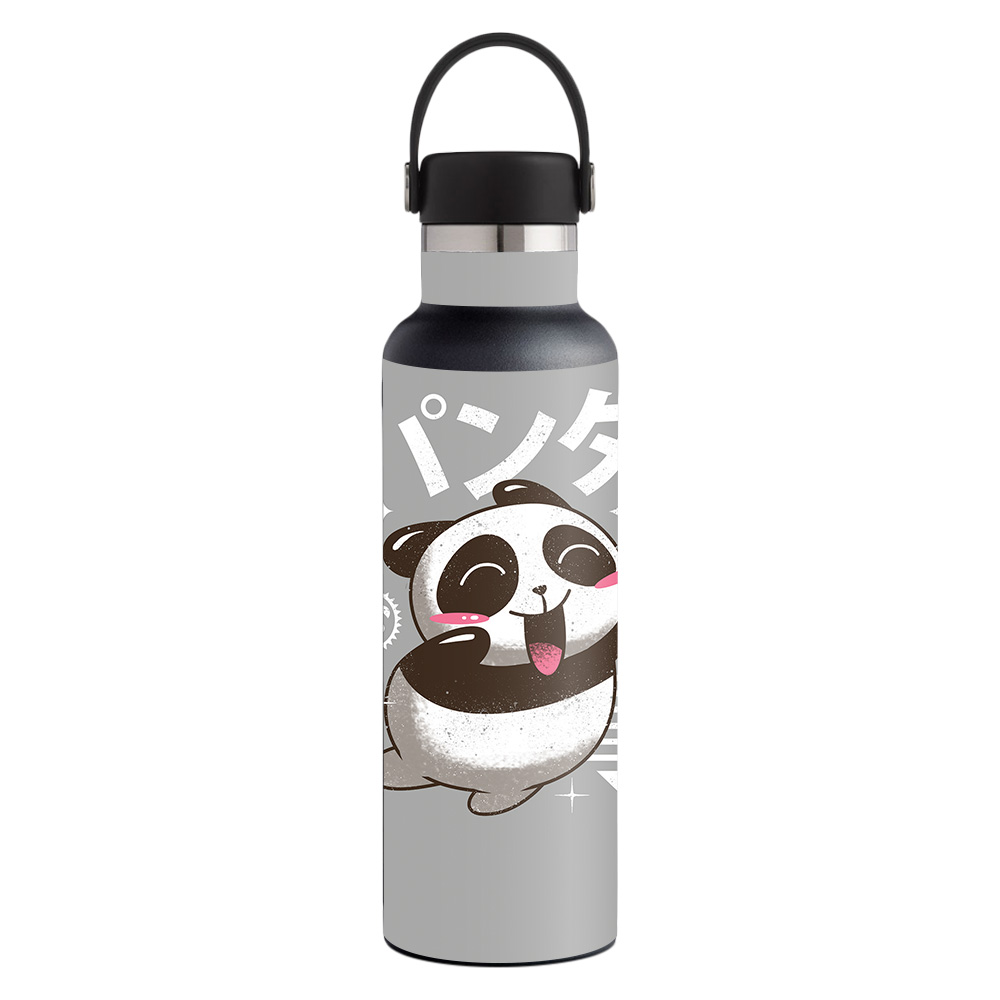 Picture of MightySkins HFST21-Panda Kawaii Skin for 21 oz Standard Mouth Hydro Flask, Panda Kawaii